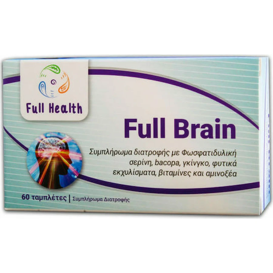Full Health Full Brain Supplément de mémoire Full Brain 60 tabs