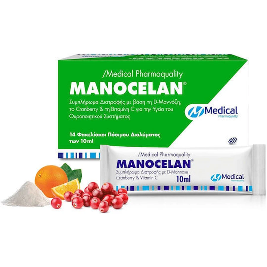 Medizinische Pharmaqualität Manoclean Spezial-Nahrungsergänzungsmittel 14 Portionsbeutel