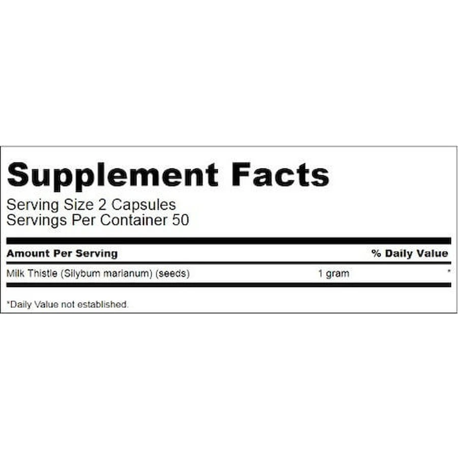 Swanson Milk Thistle 500mg 100 kaps: ceny i cechy