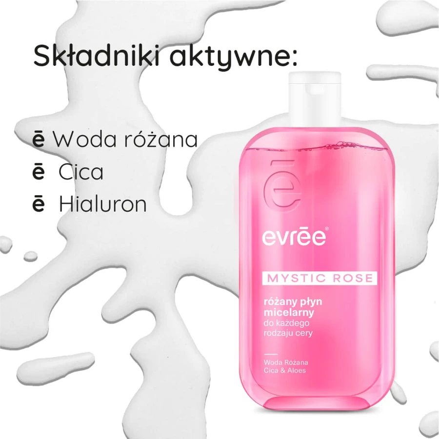 Evree Mystic Rose, rose micellar lotion, 330 ml