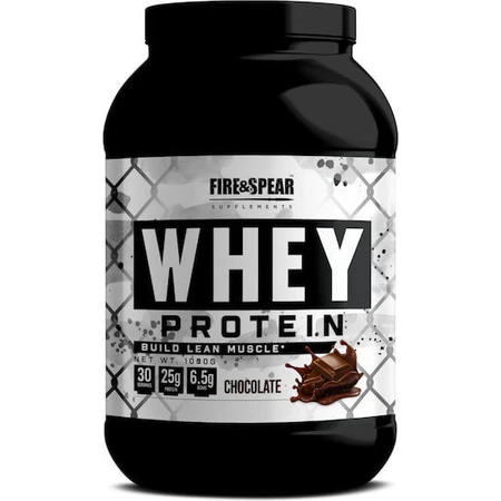 Fire & Spear Whey Protein Proteină Din Zer Fără gluten cu Aromă Ciocolata 1kg