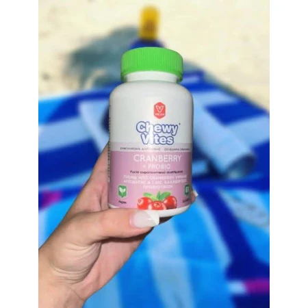 Vican Chewy Vites Cranberry & Probio Probiotice 60 bomboane de jeleu