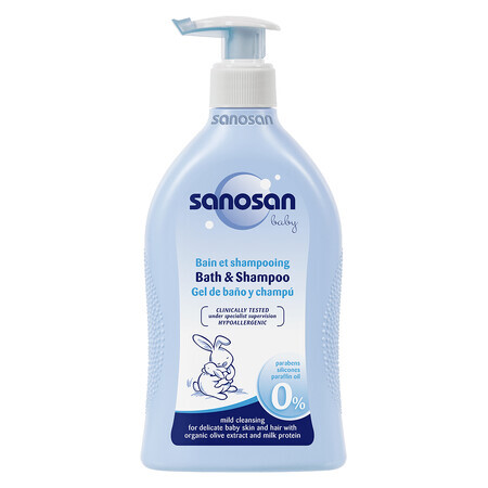 Champú y espumador Bebé, 400 ml, Sanosan