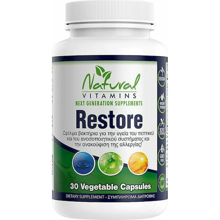 Natuurlijke vitaminen Herstel Probiotic 30 caps