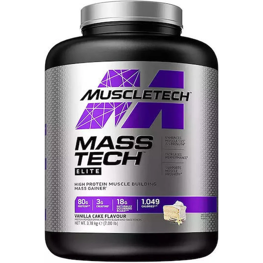 MuscleTech Mass-Tech Elite with Creatine & Vanilla Cake Flavor 3.18kg