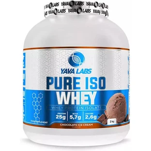 Yava Labs Pure Iso Whey Proteină Din Zer cu Aromă Înghețată de ciocolată 2kg