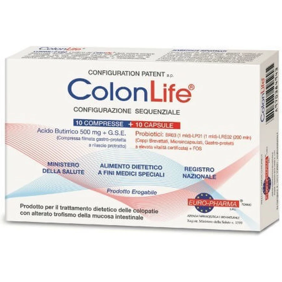 Bionat Colon Life Probiotikum 10 Tabletten 10 Kapseln