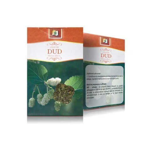 Té de hojas de Dud, 50 g, Stef Mar Valcea