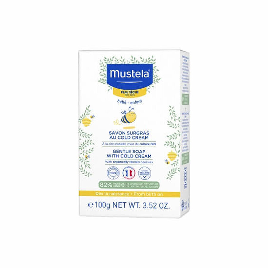 Jabón al Cold Cream, 100g, Mustela