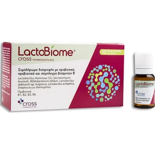 Cross Pharmaceuticals LactoBiome Probiotice 10 fiole