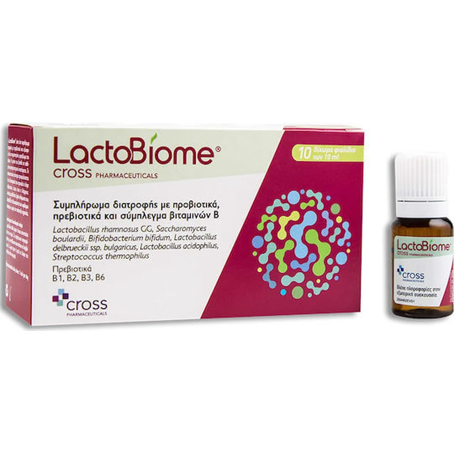 Cross Pharmaceuticals LactoBiome Probiotyk 10 fiolek: ceny i cechy