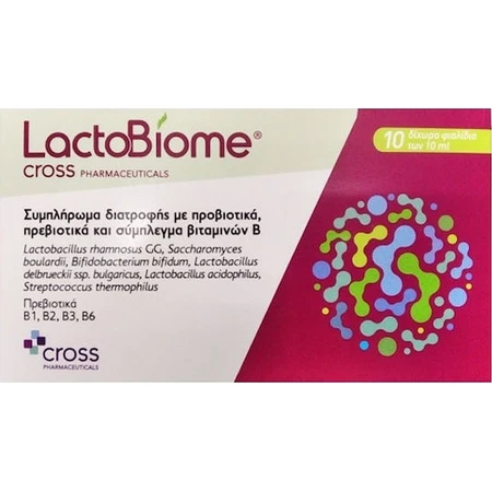 Cross Pharmaceuticals LactoBiome Probiotyk 10 fiolek: ceny i cechy
