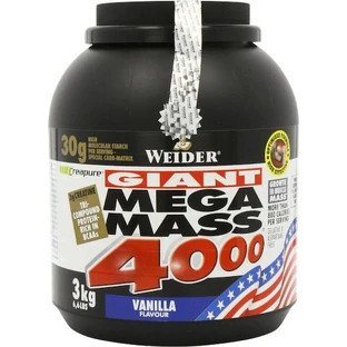 Weider Mega Mass 4000 Creapure o smaku waniliowym 3kg