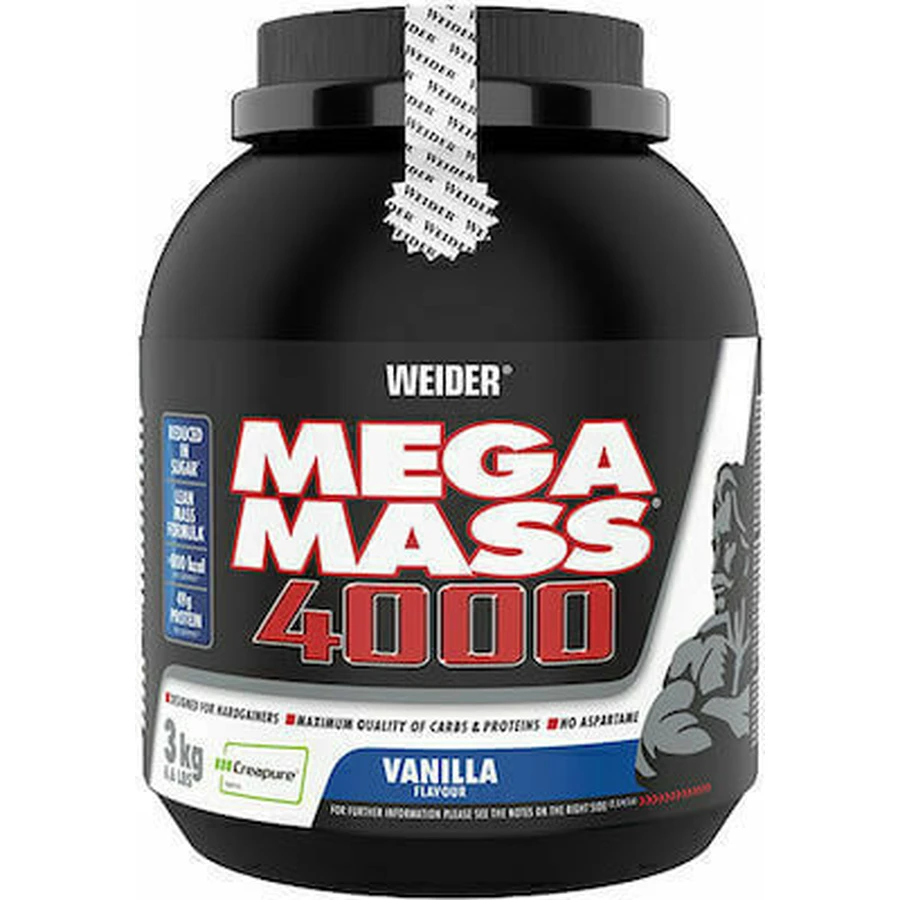 Weider Mega Mass 4000 Creapure o smaku waniliowym 3kg: ceny i cechy