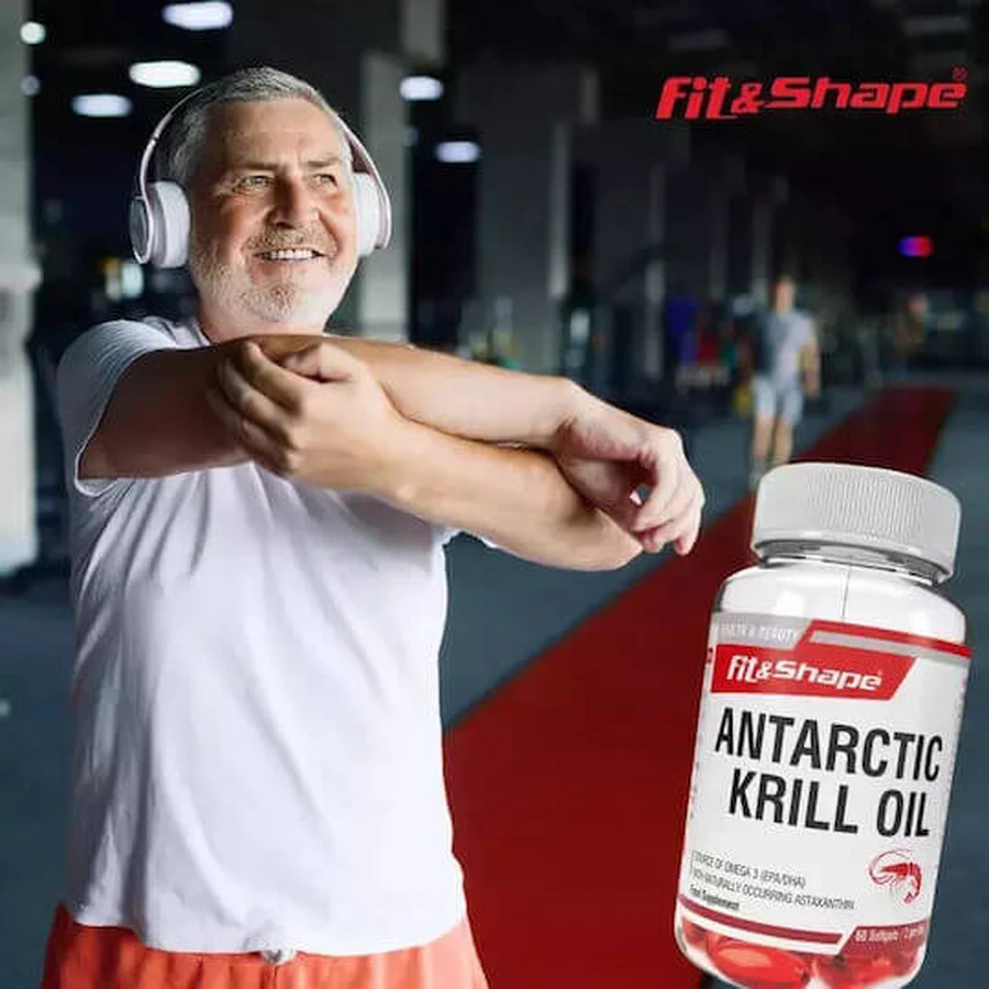 Fit & Shape Antarctische Krillolie 500mg 60 caps, Niet-gearomatiseerd
