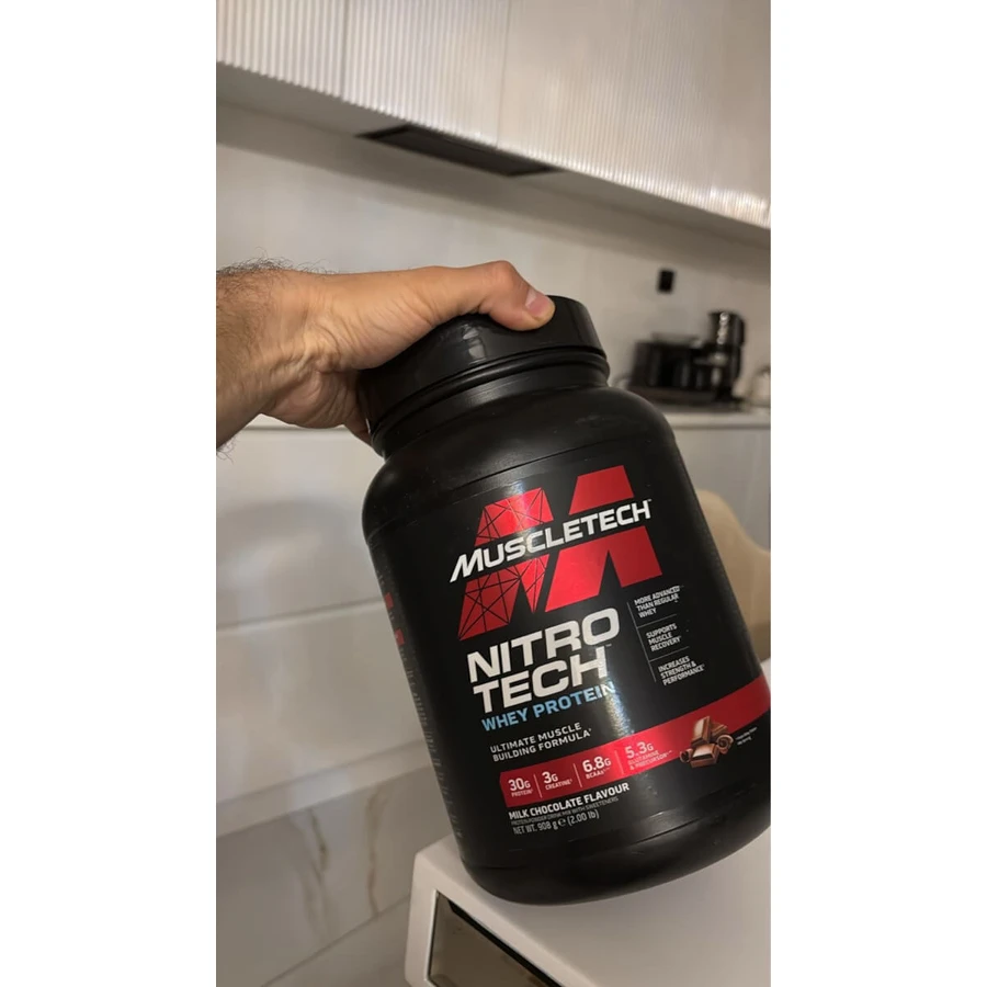 MuscleTech Nitrotech Wei-eiwit Wei-eiwit met Creatine & Koekjes & Room smaak 1.8kg