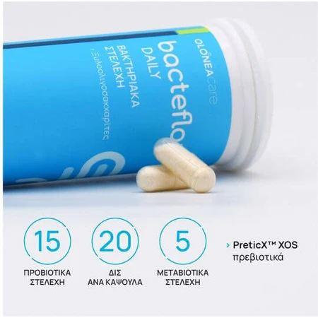 Olonea Bacteflora Daily Probiotic 30 capsule vegetali