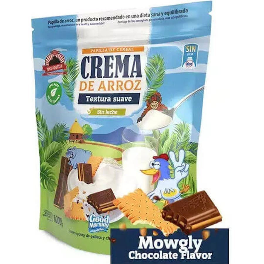 Max Protein Rice Cream cu Aromă Chocolate Mowgly 1kg