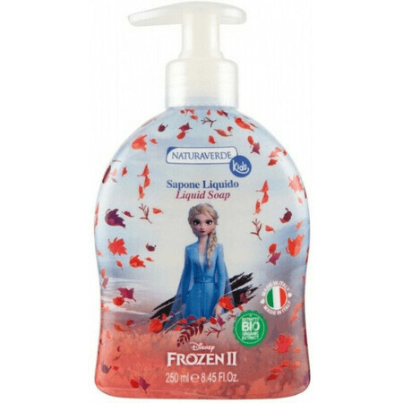 Jabón líquido para niños Frozen, 250 ml, Naturaverde