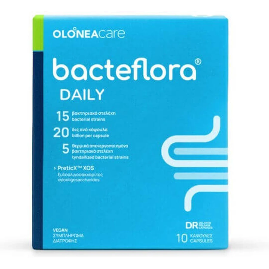 Olonea Bacteflora Daily Probiotice 10 capsule veget