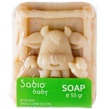 Sapone naturale per bambini con avena, 65 g, Sabio