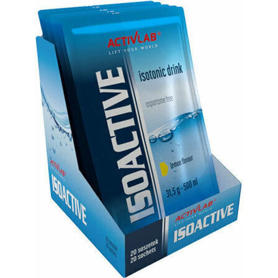 ActivLab IsoActive Isotonic Drink 20 x 31,5gr Lemon 630gr: ceny i cechy
