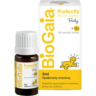 BioGaia Protectis Baby & D3 Drops Probiotice pentru Bebeluși 5ml