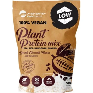 Forpro 100% Vegan Plantaardige Eiwitmix Lactosevrij met Smaak Dubbele Chocolade 30gr