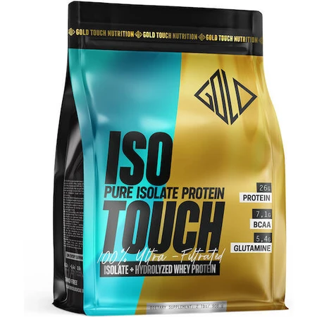 GoldTouch Nutrition Iso Touch 86% Proteină Din Zer Fără gluten cu Aromă Ciocolată belgiană 908gr