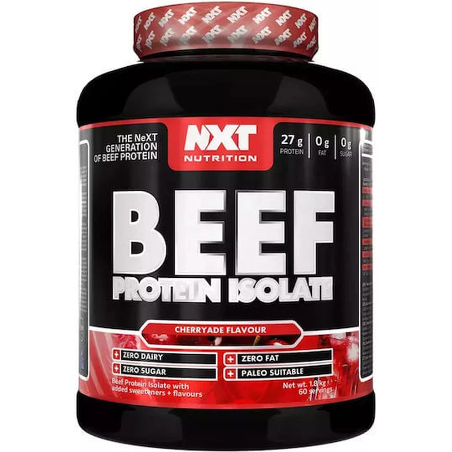 Nxt Nutrition Beef Isolate cu Aromă Cherryade 1.8kg