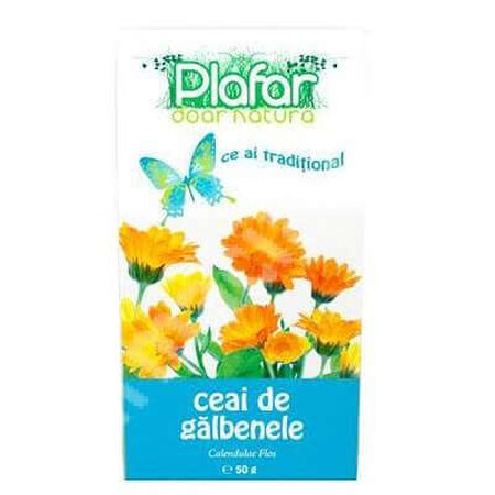 Flores de té de caléndula, 50 g, Plafar