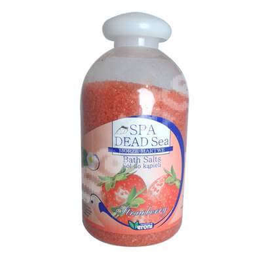 Sale da bagno al gusto di fragola, Dead Sea Spa, 600g, Eroni