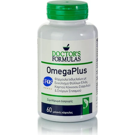 Doctor's Formulas OmegaPlus Fischöl 60 Weichkapseln Unaromatisiert