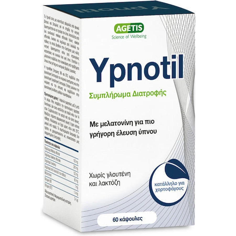 Agetis Ypnotil Supliment pentru Somn 60 capace
