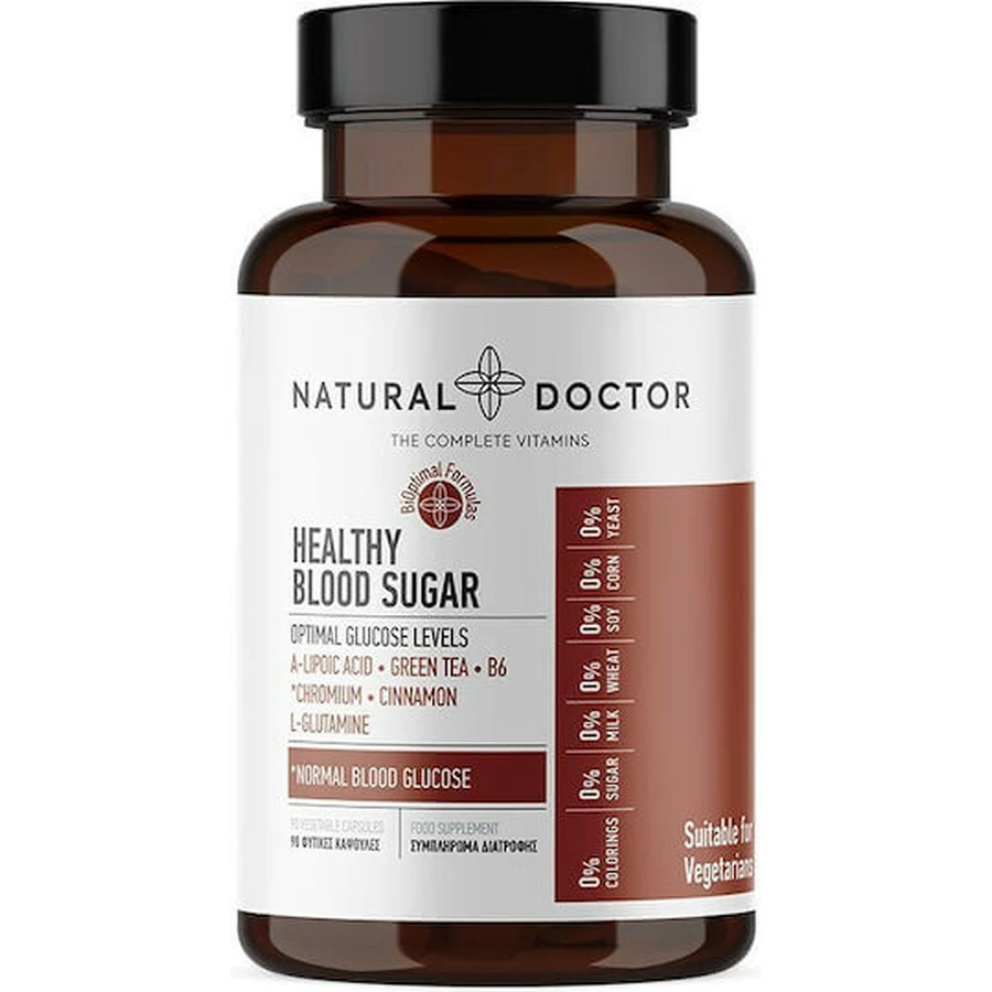 Natural Doctor Healthy Blood Sugar Supliment Alimentar Special 90 capsule veget