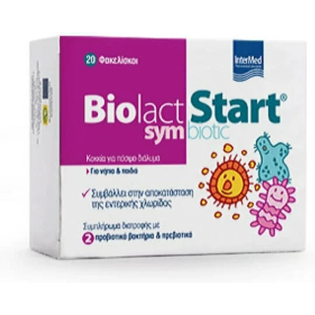 InterMed Biolact Start Symbiotyk probiotyczny dla dzieci i niemowląt 20 saszetek: ceny i cechy
