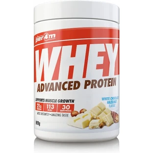 Per4m Whey Advanced Whey Protein mit Geschmacksrichtung Weiße Schokolade mit Haselnuss 900gr