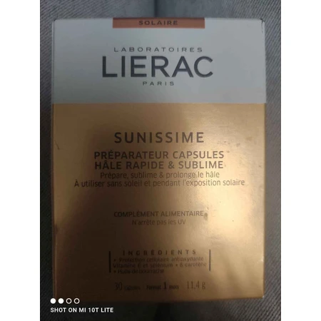 Lierac Sunissime Tan Prep. Integratore alimentare con vitamina E e selenio 30 capsule