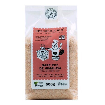 Rosa Himalaya-Salz, glutenfrei, 500g, Republica Bio