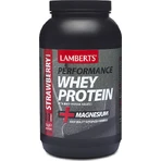 Lamberts Performance Whey Protein & Magnesium Proteină Din Zer cu Aromă Căpșuni 1kg