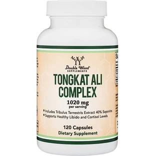 Double Wood Tongkat Ali Complex Integratore alimentare Speciale 120 caps