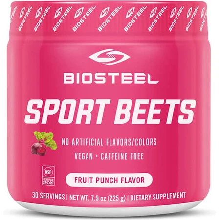 Biosteel Sport Beets Suplement przedtreningowy 225gr Sok owocowy: ceny i cechy