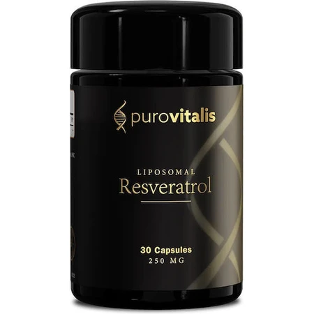 Purovitalis Liposomal Trans-Resveratrol 240mg Suplement diety Special 30 kapsułek wegetariańskich: ceny i cechy
