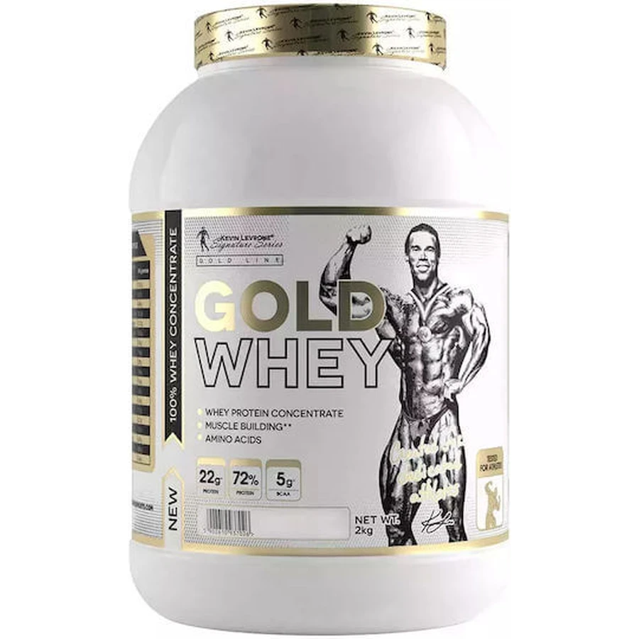 Kevin Levrone Gold Whey Proteine del siero del latte al gusto di vaniglia 2kg