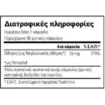 Natural Doctor Ferro facilmente assorbibile 25mg 25mg 25mg 90 Capsule vegetali