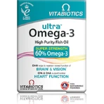 Vitabiotics Ultra Omega-3 Super Strength Ulei de pește 60 softgels Unflavoured