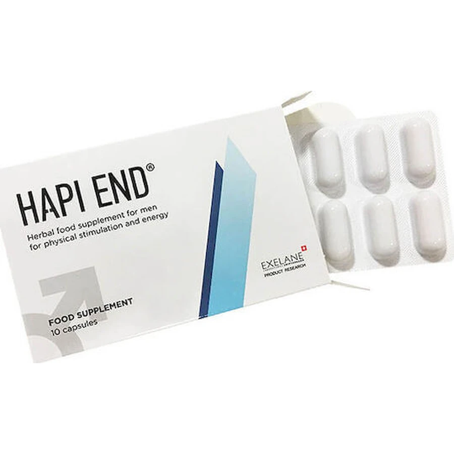 Hapi End Hapi End 1mg Integratore per l'aumento del testosterone 10 cappucci