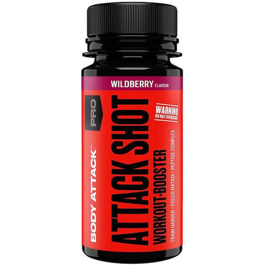 Body Attack Attack Shot Nahrungsergänzungsmittel Spezial 60ml Waldbeere