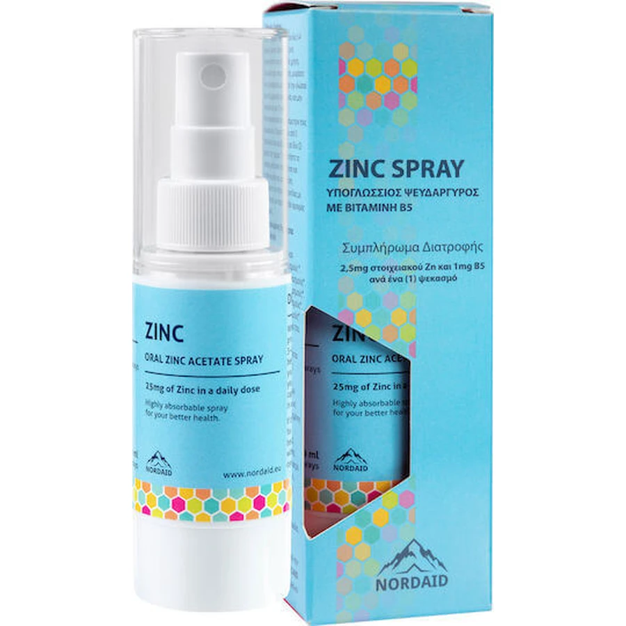 Nordaid Zinc Acetat Spray Oral 30ml