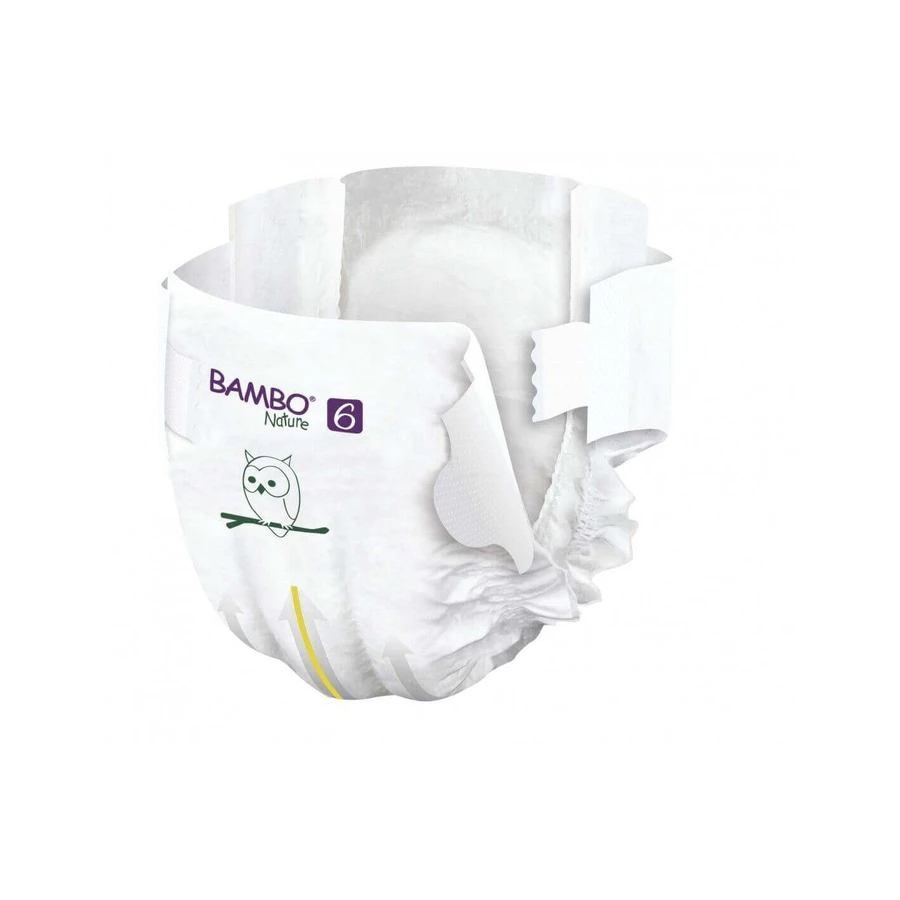 Scutece Ecolabel, Nr. 6, +16 kg, 40 bucǎți, Bambo Nature 